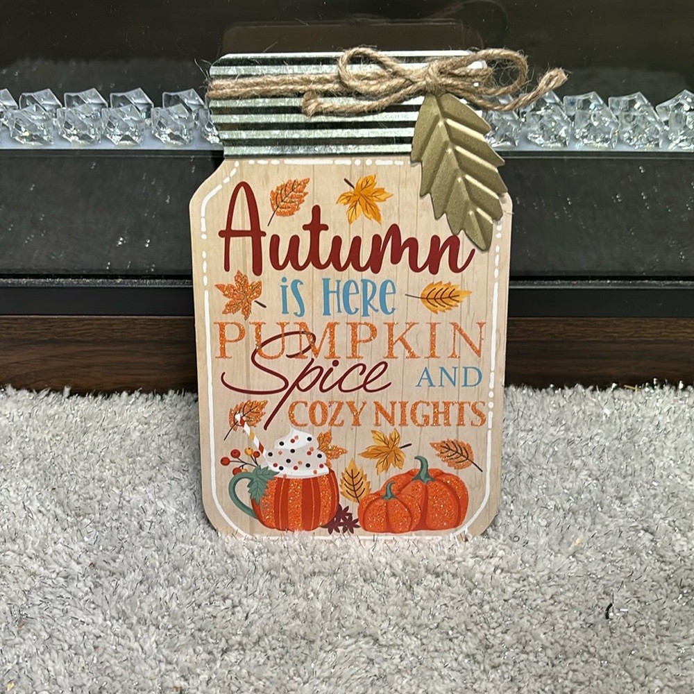 Autumn is here decorative decor!